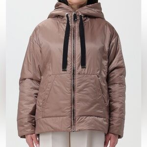 NWT MAX MARA The Cube Dali Parka Jacket Coat in Mauve